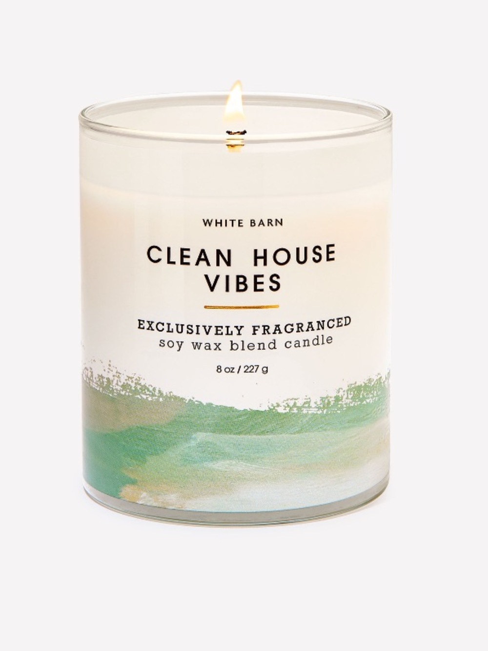 2/$20 “CLEAN HOUSE VIBES” Single Wick Candle by B&BW / WB, 8 oz / 227 g, NWT